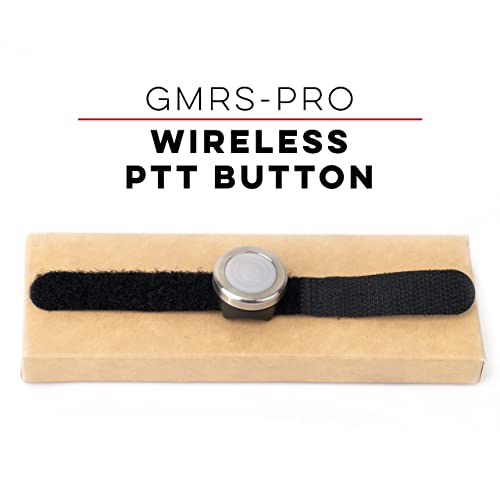 BTECH BS-PTT Wireless PTT (Push-to-Talk) Device - Compatible with GMRS-PRO and UV-PRO Radios & HFP Bluetooth Headsets for Effortless Wireless Communication