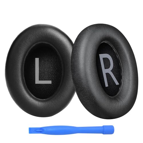 Ear Pads Replacement for Bose NC700 / Bose 700 Noise Cancelling Headphone by MMOBIEL - Protein PU Ear Pad Cushions - Earpads Replacement – Black - color: Black