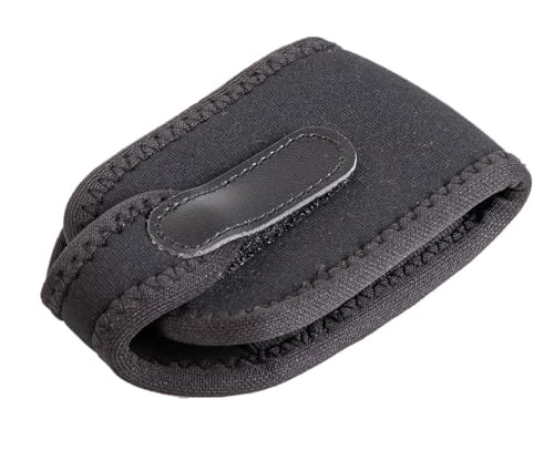 Neotech Wireless Transmitter Pouch – Neoprene Bodypack Holder with Elastic Strap | Fits Wireless Mic Packs & IEM Receivers | Black – Made in USA
