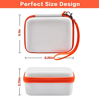 casmilee Travel Case Compatible with Yoto Mini – Kids Audio & Music Player, Holder Bag for Children’s Speaker Plays Audiobook Cards - Box Only - color: White, size: M