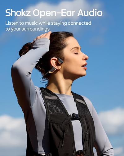SHOKZ OpenRun Pro 2 Bone Conduction Headphone, Rose Gold, Free Gym Bag | Bundle with Gym Bag；Amazon Exclusive; DualPitch premium sound；Smart Mic; IP55; 12H battery; Running/cycling/hiking - color: Rose Gold, size: Standard