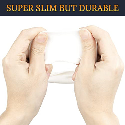 SOULWIT Sweat Ear Cover for AirPods Max - White | Sweat Proof Silicone Cover for Gym Exercise, Easy to Clean, No Sound Quality Loss - color: White