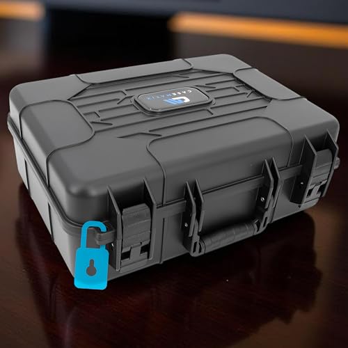 CASEMATIX 16" Hard Audio Mixer Case Compatible with Behringer Xenyx 1002SFX 1202SFX Q1002USB 802S Q1202USB 1202FX 1204USB X1204USB – Protective Travel Case Fits 14.5" x 10.5" x 4.5" Mixers