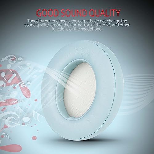 Replacement Ear Pads for Beats Studio 3 & Studio 2, Upgraded Beats Studio 3 Replacement Parts and Beats Headphones Accessories, Compatible with B0500 B0501 Wireless Models,Crystal Blue - color: Crystal Blue