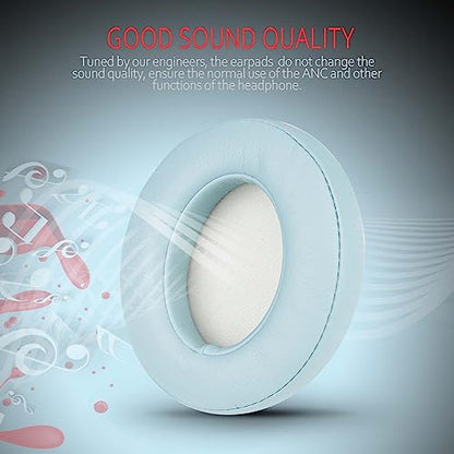 Replacement Ear Pads for Beats Studio 3 & Studio 2, Upgraded Beats Studio 3 Replacement Parts and Beats Headphones Accessories, Compatible with B0500 B0501 Wireless Models,Crystal Blue - color: Crystal Blue