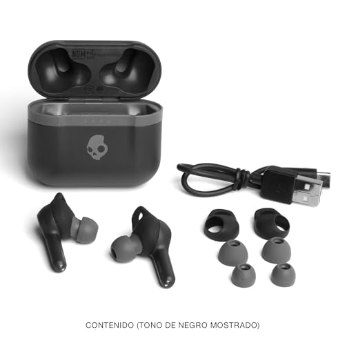 Skullcandy Indy Evo XT in-Ear Wireless Earbuds, 30 Hr Battery, Microphone, Works with iPhone Android and Bluetooth Devices - Black - color: True Black, style: Indy Evo 2024