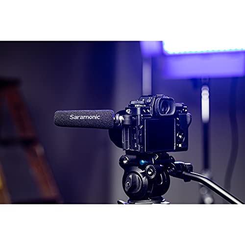 Saramonic SmartMic5 | Unidirectional Micro-Shotgun Microphone with 3.5mm TRS Output for Cameras, Recorders, Mixers, Wireless Transmitters and More - size: Micro-Shotgun TRS