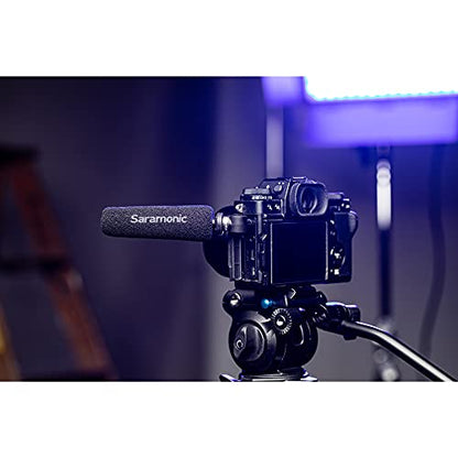 Saramonic SmartMic5 | Unidirectional Micro-Shotgun Microphone with 3.5mm TRS Output for Cameras, Recorders, Mixers, Wireless Transmitters and More - size: Micro-Shotgun TRS