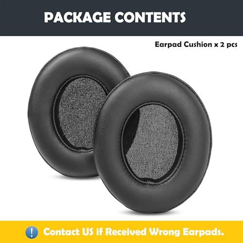 W855BT Earpads Replacement for Edifier W855/ W855BT Headphones Ear Cushions with Protein Leather and Memory Foam