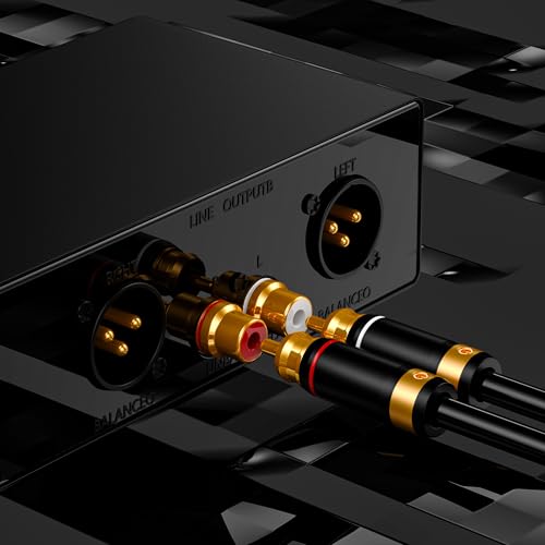 3.5mm to 2 RCA Audiophile Audio Cable Stereo Braided Gold Plated Oxgen-Free Copper Core for Smartphones Tablets Speakers Home Theater (Straight 3.5mm, 16.4FT) - size: 16.4FT, style: Straight 3.5mm