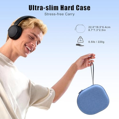 XANAD Hard Case Compatible with Sony WH-CH720N /WH-CH520,for Sony ULT WEAR / WHCH710N / WH-CH510 Noise Canceling Headphones, Blue - color: Blue