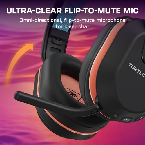 Turtle Beach Stealth 500 Wireless Gaming Headset Nintendo Switch 2, Black | Licensed for Switch 2, Bluetooth, 40mm Drivers, 40-Hr Battery, Flip-to-Mute Mic, Memory Foam, Lightweight, Charcoal Black - color: Charcoal Black