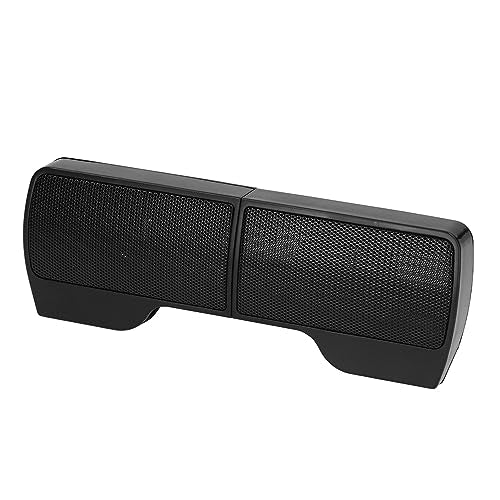 Laptop Speakers with Screen USB Powered Soundbar Stereo Speakers for Monitor Notebook Tablets TV with Clear Sound Humanized Volume Control