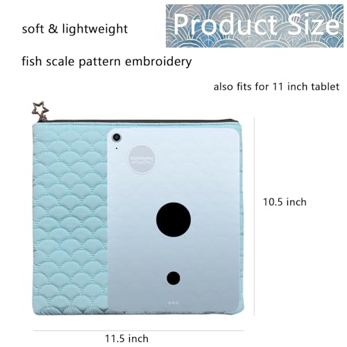 Headphones Puffy Pouch, Soft Cute Travel Case for Over-Ear Headphones Earphone Compatible with Bose QCUltra, QC45, JBL Tune 520BT, Sony WH-CH720N, Headset Carrying Bag Green