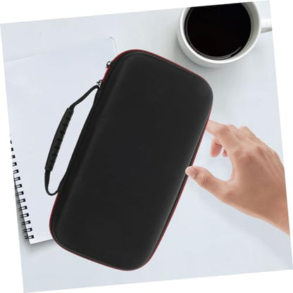 GALPADA Microphone Hard Carrying Case Portable Dual Mic Travel Bag Storage for Vocal Microphones Lightweight Padded Design for Outdoor Use and Protection