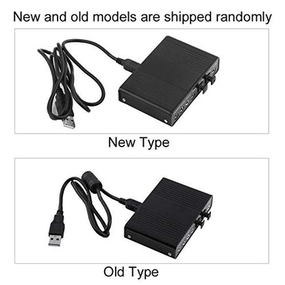 USB 2.0 External Sound Card, 6 Channel External Audio Adapter with SPDIF, Audio Sound Card Adapter for PC Laptop Recording, Plug and Play