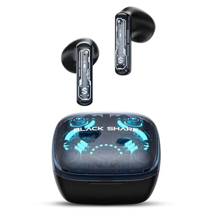 Black Shark True Wireless Gaming Earbuds, Bluetooth 5.3 with Music Mode, 30 Hours Playback Time, Clear Stereo Calls in-Ear Headphones for Android/Phone/Computer - Lucifer T15 - style: Lucifer T15