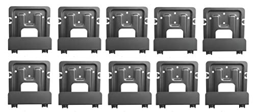 Mount Plus MP-APM-06-01 10 Pack Streaming Media Player Wall Mounting Bracket for Most Small Devices Up to 11 lbs. - Apple TV, Roku, Fire TV, etc (10 Pack Narrow) - size: 10 Pack Narrow