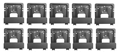 Mount Plus MP-APM-06-01 10 Pack Streaming Media Player Wall Mounting Bracket for Most Small Devices Up to 11 lbs. - Apple TV, Roku, Fire TV, etc (10 Pack Narrow) - size: 10 Pack Narrow