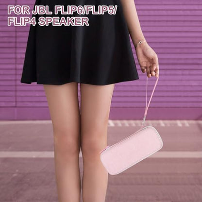 EVA Hard Case for JBL Flip7 /6/5 Waterproof Portable Bluetooth Speaker, Fit for JBL Flip 4 Premium Travel Protective Carrying Storage Bag - Pink