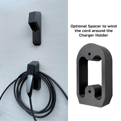 Chargeifier Tesla Charging Cable Organizer with Latch use w/Model S Model 3 Model X Model Y w/Mobile Connector Bracket-Automotive Accessories (Charger Holder)