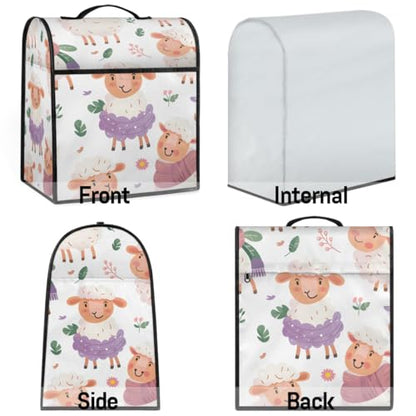 Cute Animal Sheep Kitchen Aid Mixer Cover - Stand Mixer Cover with Zipper Pocket, Organizer Bag - color: Sheep