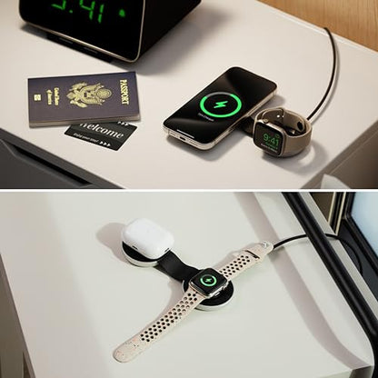 Twelve South AirFly Pro Bluetooth Wireless Audio Transmitter Receiver & Twelve South Butterfly 2-in-1 USB-C MagSafe Charger - style: Bundle AirFly Pro + ButterFly