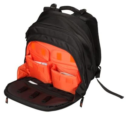 Gator Cases Club Series Backpack for DJ Equipment with Laptop Section and Bright Orange Interior; Small (G-CLUB BAKPAK-SM) - size: Small Backpack