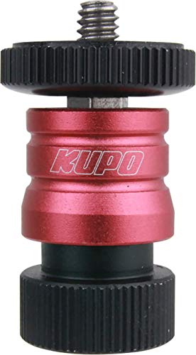 Kupo Quick Release Adapter Set, 1/4"-20 Modular Camera and Lighting Mounting System for Fast Monitor, Microphone, and Accessory Swaps Using Kupo Quick Release Platform (KG013912) | Includes quick release adapter and 1/4-20 male stud for filming, mounting