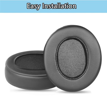 SRH440A Earpads Headband for Shure SRH440 SRH 440 SRH840 SRH940 Headsets | Replacement Ear Pads Cover Cushions Protein Leather Covers Accessories, Black