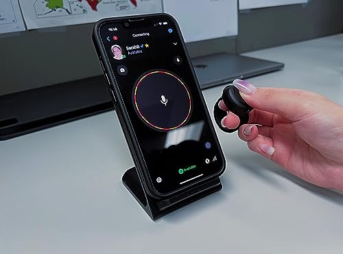 PRYMEBLU® Bluetooth PTT Switch BT-PTT-ZU-Super Mini-Strap is Designed for Seamless Integration with Popular PTT Apps Such as ZELLO, Wave, ESChat, Unity, and Streamwide