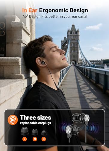 USB C Headphones for iPhone 17/16/15,Wired Earbuds USB C for Galaxy S26 25 | Wired Earbuds with Clear Mic & Remote, HiFi Stereo，Noise Isolation, Wired Headphones for iPhone 17/16/15,Galaxy - size: 1 Pack