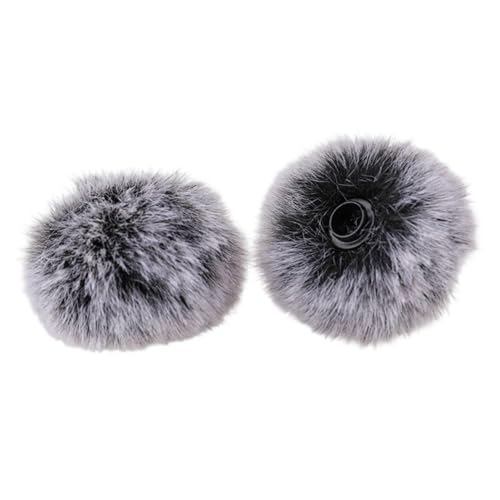 Professional Windproof Microphones Cover with Double Layer Filter Water Resistant Fiber Upgrades for Outdoor