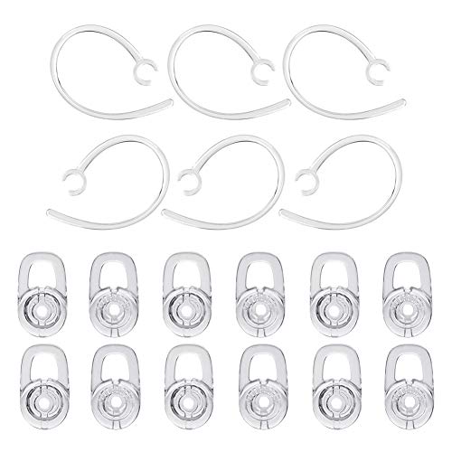 N/A Compatible with/Replacement for Earbud Gel Ear Hooks Plantronics M155 M165 M1100 M100 M55 M28 M25 Voyager Edge Silicone Earbuds Antislip Accessories - size: L