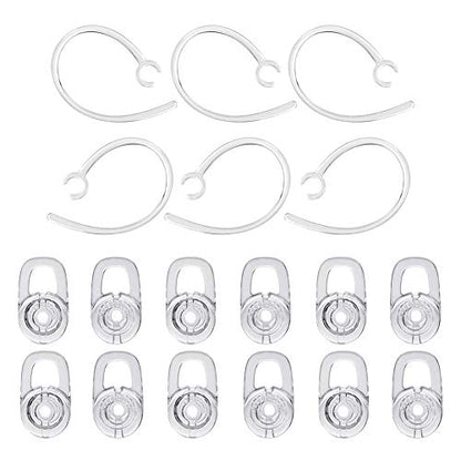 N/A Compatible with/Replacement for Earbud Gel Ear Hooks Plantronics M155 M165 M1100 M100 M55 M28 M25 Voyager Edge Silicone Earbuds Antislip Accessories - size: L