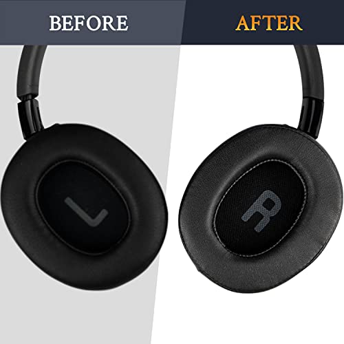 SOULWIT Earpads for JBL Tune 760NC, Tune 770NC - Black | for JBL Tune(700BT/710BT/720BT/750BTNC/760NC/770NC) Headphones - color: Black