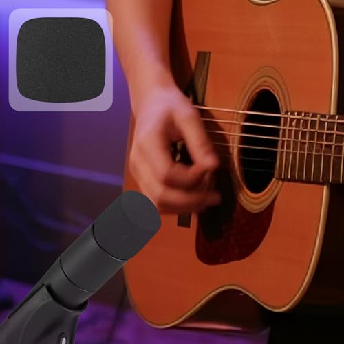 SOULWIT 6Pcs Pop Filter for Shure SM57 - Black | for SM57(SM57LC/SM57-LCE)/SM57 Pro Microphones