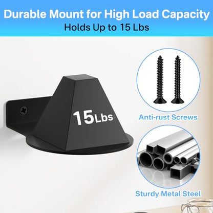 Rimous Metal Speaker Mount Bracket for Bose SoundLink Revolve+ Wall Mount - Anti-Drop Speaker Wall Mount Shelf for Bose SoundLink Revolve 2 Mount Adapter with Hardware Kit Easy to Install