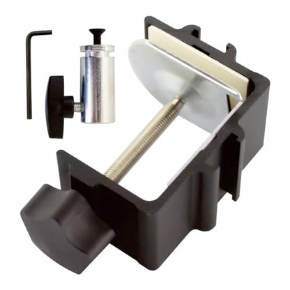 Replacement Heavy Duty C Clamp for 1/2” Base Magnifying Lamp,Desk Lamp,Swing Arm Lamp,Phone I pad Mount,Tablet Mic Holder,Table Mount Clamp for Microphone Stand Mic Boom Arm (G1 BLACK) - color: G1 Black