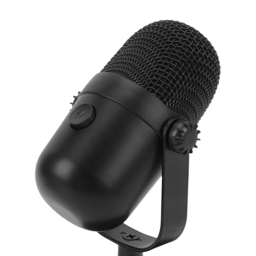 USB Microphone, Plug and Play Noise Cancelling Podcast Microphone, Streaming with RGB Lighting Quick Mute for Laptop Studio Recording Streaming Videos