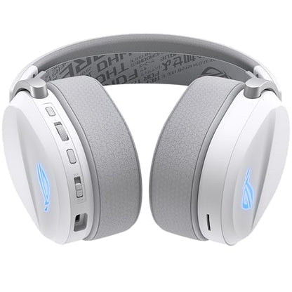 ASUS ROG Pelta Wireless Gaming Headset with Detachable Mic - White - color: WHITE