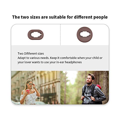 [8 Pairs] for Galaxy Buds Live Ear Tips - Anti-Slip/Dust Silicone Ear Cushion Accessories - S/L (Rose Gold)