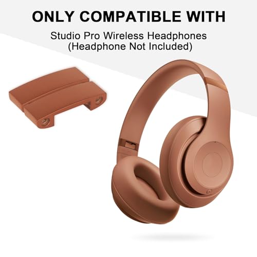 Adhiper Studio Pro Hinge Replacement for Beats Studio Pro Headphone | Studio Pro Metal Repair Parts,Durable Repair Kit Replacement Headband Metal Folding Hinge Clip Cover Pin Repair Part Set-Dune - color: Dune