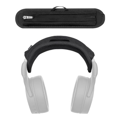 Headband Cushion Cover Compatible with Sennheiser HD450, HD450BT, HD400S, HD 350BT HD4.50BT, HD4.50BTNC, HD4.50SE, HD4.40BT, HD4.30G, HD4.20S, HD458BT, 6mm Thick Cushion with Hanging Loop