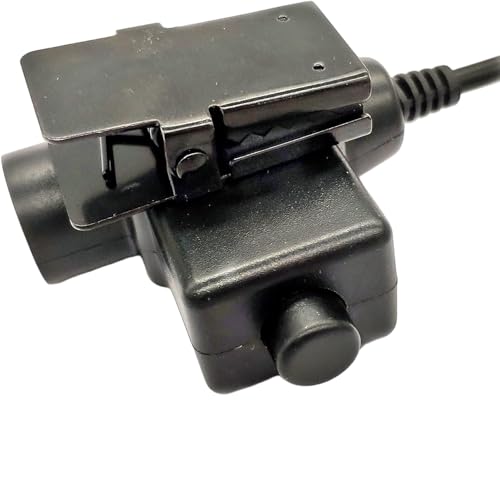 Military Tactical U94 PTT Adapter Push to Talk Button Radio Connector for 7.1mm Headset NATO-US Wiring for Motorola APX4000 6000 7000 8000 XPR6550 7550 7580 6550e 7550e 7580e SRX2200