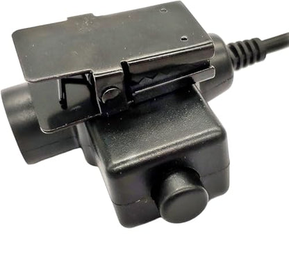 Military Tactical U94 PTT Adapter Push to Talk Button Radio Connector for 7.1mm Headset NATO-US Wiring for Motorola APX4000 6000 7000 8000 XPR6550 7550 7580 6550e 7550e 7580e SRX2200
