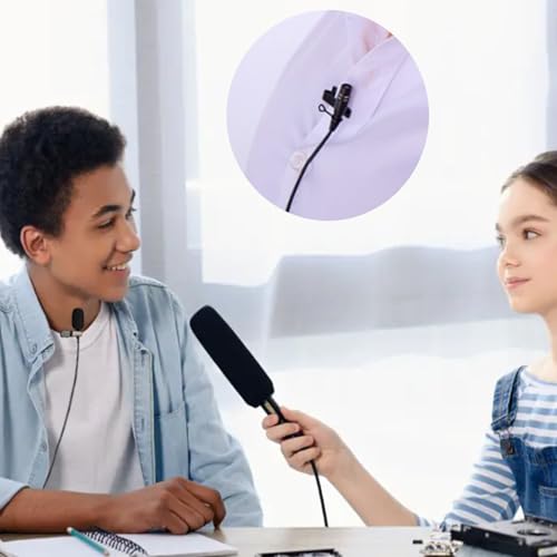 Lavalier Microphone Lapel Mic Compatible with Shure Bodypack | Unidirectional Condenser Super Cardioid Clip-On Mic for Wireless Transmitter System with Mini XLR 4 Pin TA4F Plug - style: Mini XLR TA4F Plug Compatible with Shure Only