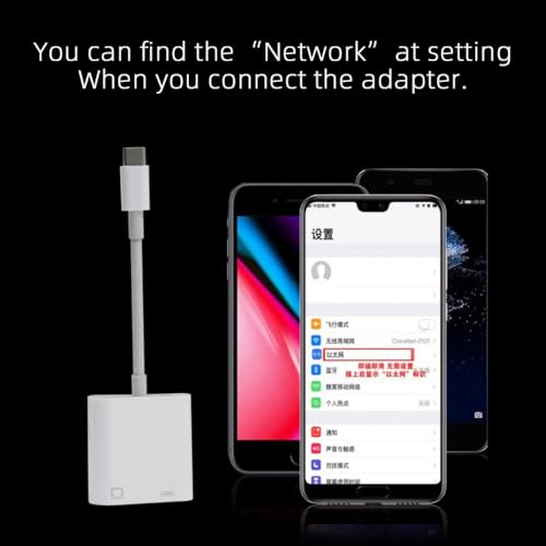 CY Type C USB-C to 100Mbps Networking RJ45 with PD Power Charge Adapter Compatible with Laptop Tablet Phone - style: LAN+PD