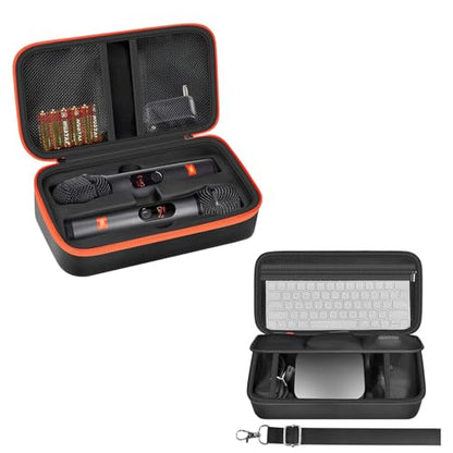 Wireless Microphone Case Compatible with JBL Wireless Two Microphone System & Case Compatible with Apple 2024 Mac Mini M4/ M4 Pro Chip Desktop Computer