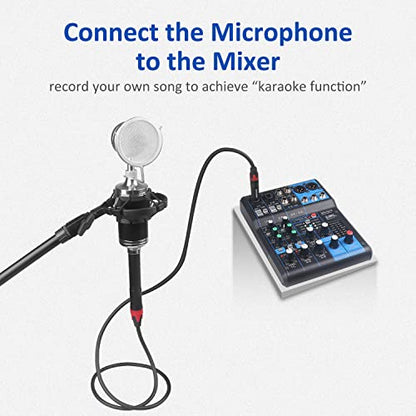 25FT 6.35mm TRS/XLR Balanced Cable for Microphone and Mixer - size: 25FT/7.5M